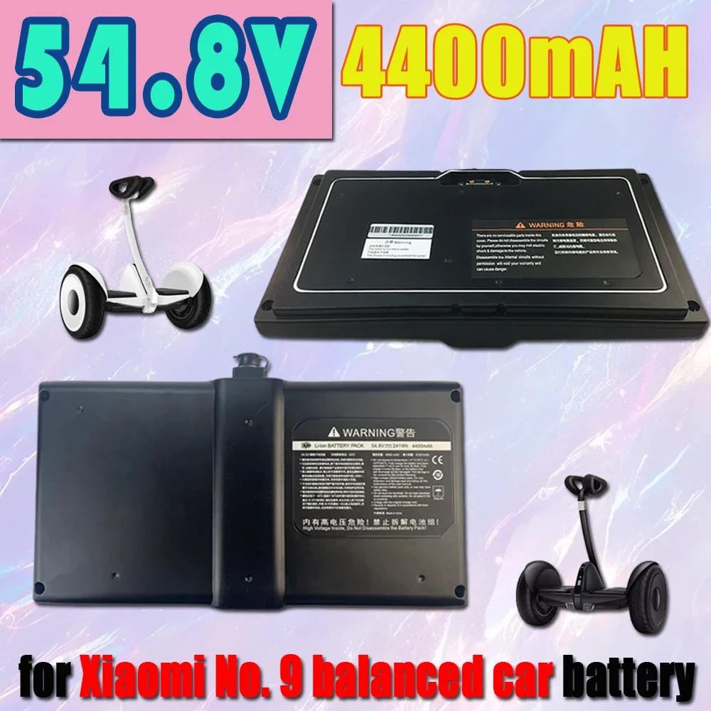 

3-pin/4-pin SELF BALANCING Skateboard Battery 54.8V 4400mAH for Xiaomi Ninebot Segway MINI Lithium Cell Connection App with BMS