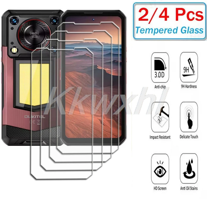 2-4PCS 9H HD Tempered Glass For Oukitel WP56  6.8