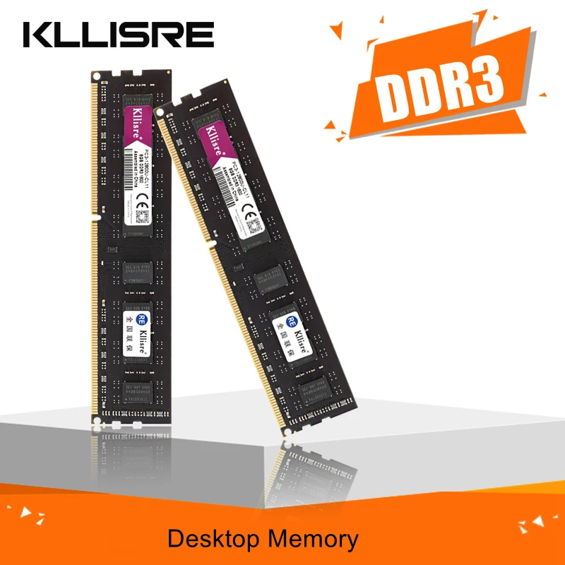 Kllisre DDR3 8GB 1600MHz Desktop Ram Memory