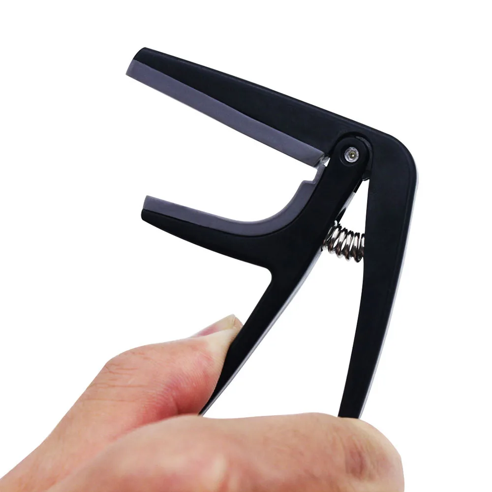 Professional Black Ukulele Capo Change Tuner Musical Instrument Accessories Acoustic 4 Strings Hawaii Guitar Tuning Clamp