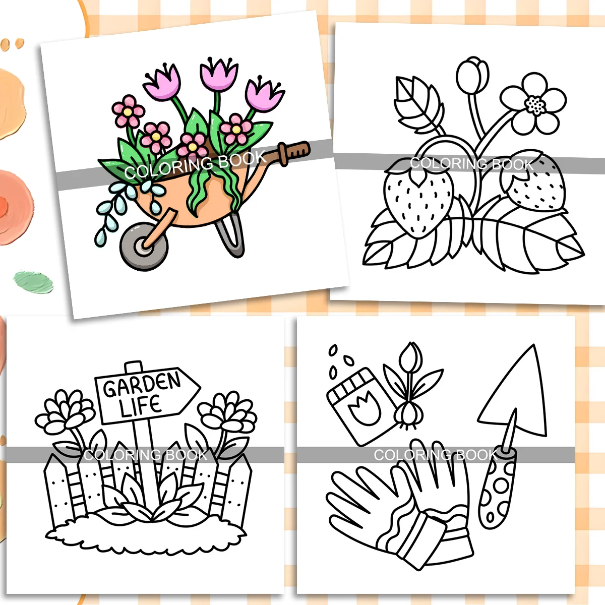 Small Garden Life Coloring Book: A Creative Picture Book for All Ages - Explore the Joy of Coloring