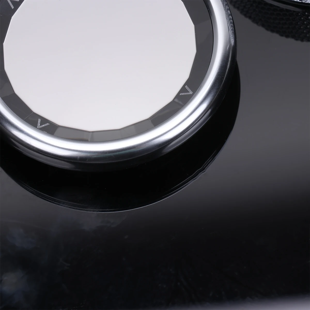 

Crystal Multimedia Knob Covers Car Decorative Replacement Night Durable Easy Install Hide Old Knob Compatible