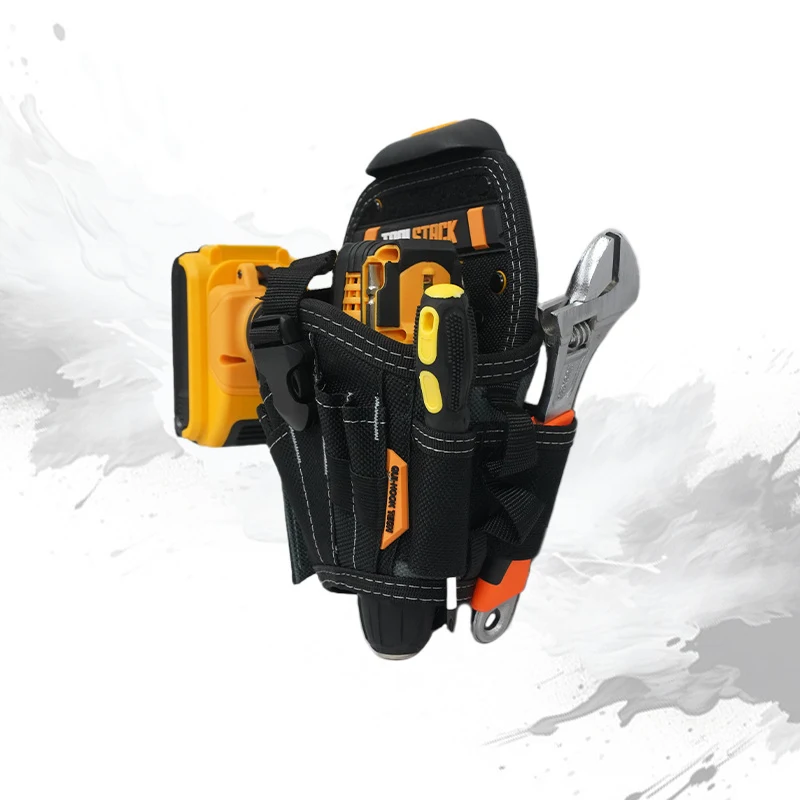 TOOLSTACK كبير الحفر الحافظة الحقيبة بت الحقيبة ل أداة حزام اليد الحفر الكهربائية حقيبة بحزام المحمولة الخصر أداة حقيبة تخزين أدوات #2