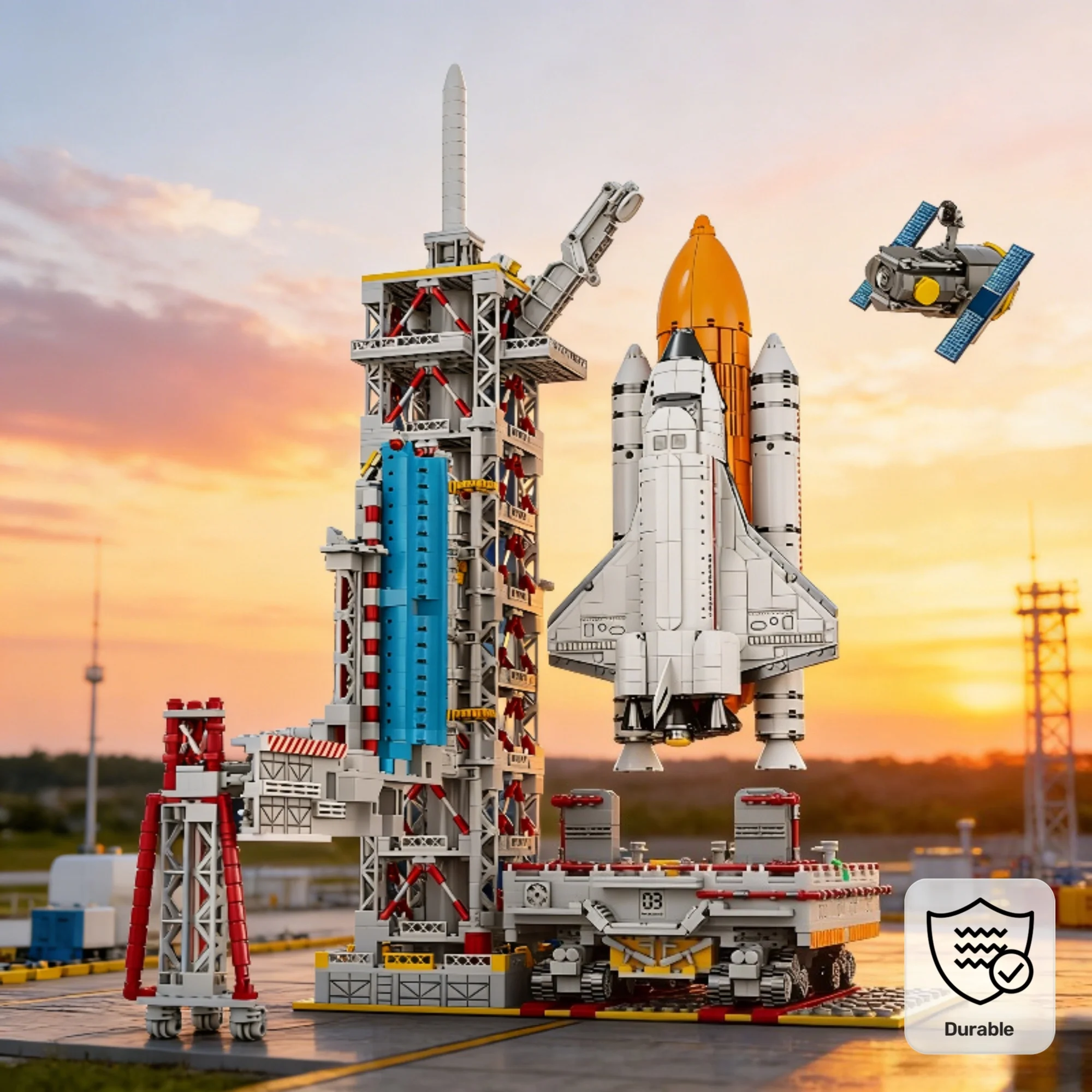 

4390pcs Adult Spacecraft Modern Building Block Model Kit - Exquisite Gift Set for Home And Office Desktop Decoration