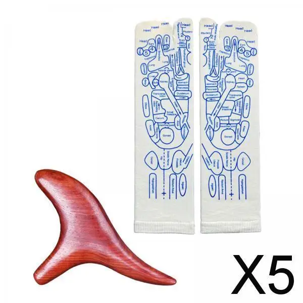 

Acupressure Socks Foot Reflexology Diagram Breathable Full Toe Hosiery Erotic Socks for Relaxation and Massage Salon Use