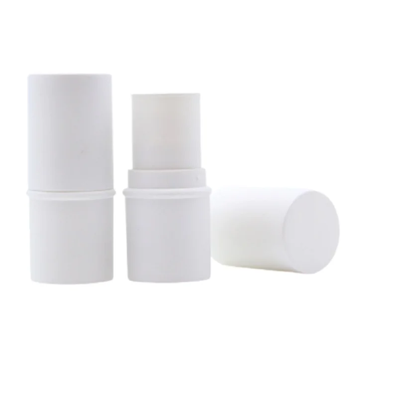 20pcs50pcs 6g Matte Black White Blue Round Lipstick Tubes Cosmetic Packaging Lipbalm Refillable Bottle Empty Lipstick Containers