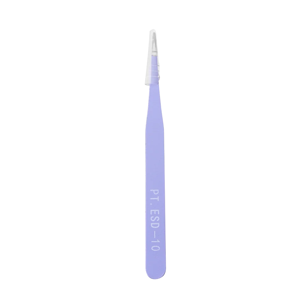 1pcs Anti-Static Excellent Quality Tweezers Bend Long Nose Cross Tweezers For Intersperse Beads Jewerly Tools Sewing Accessories