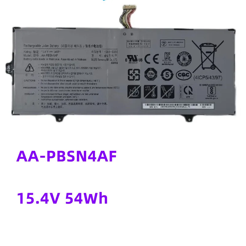 

New 15.4V 3500mAh 54Wh AA-PBSN4AF Laptop Battery For Samsung Notebook computer for Samsung NP930SBE NP950SBE