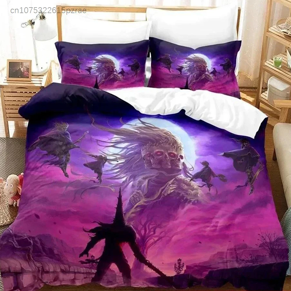 3D Print Game Bed Sheet Sets BLASPHEMOUS Bedding Set Single Twin Full Queen King Size Bed Set Adult Kid Bedroom Duvetcover Sets