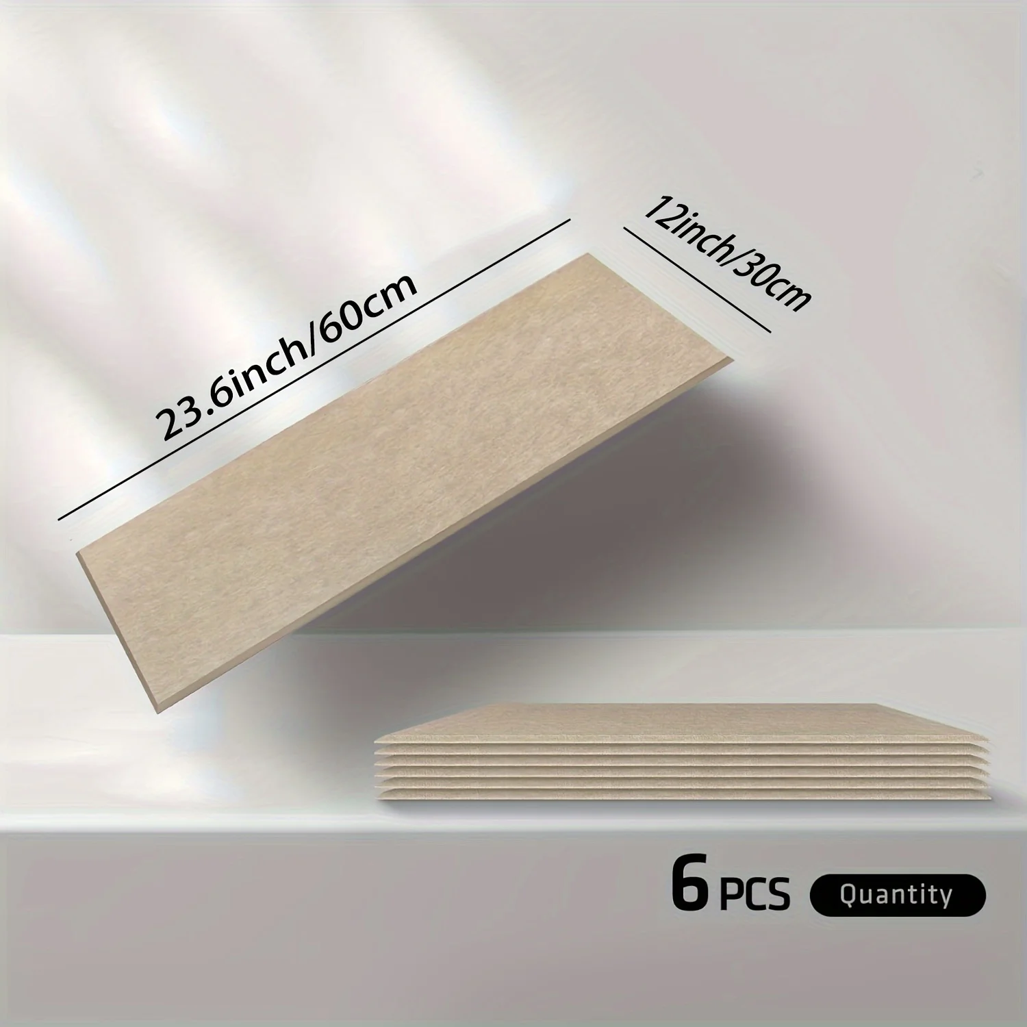 Soundproof Decorative Foam Acoustic Wall Panel Sound Proof Felt Cork Tiles Bulletin Pin Boards for Home Wall Ceiling Door Decor