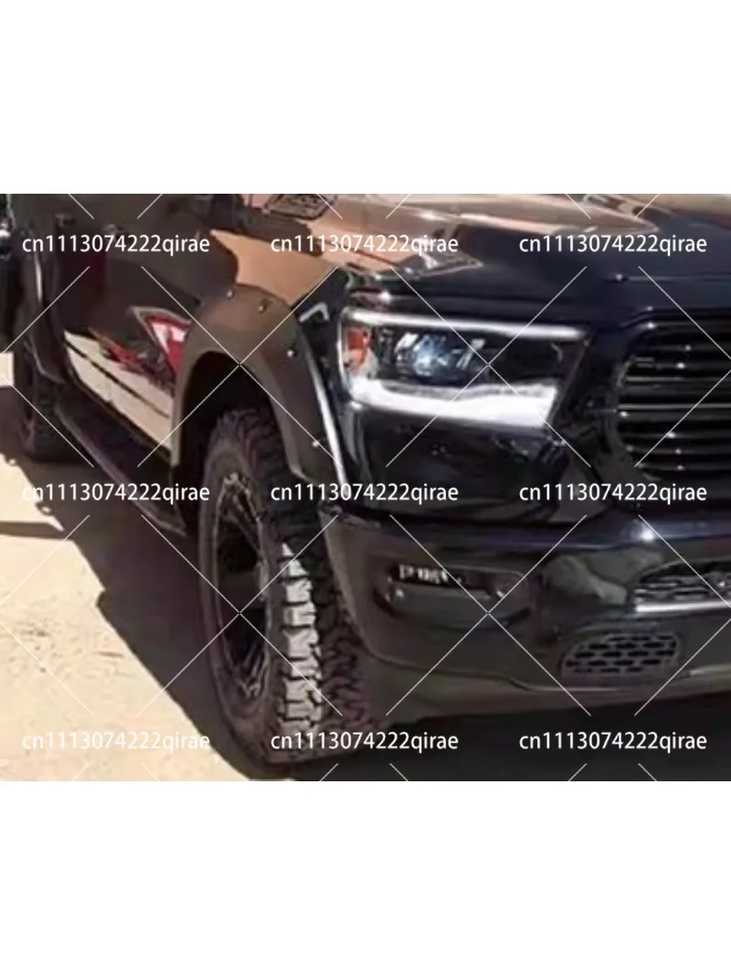 Plastic Fender Flares Offroad Wheel Arch Mudguard Set 09-24 Pickup Truck