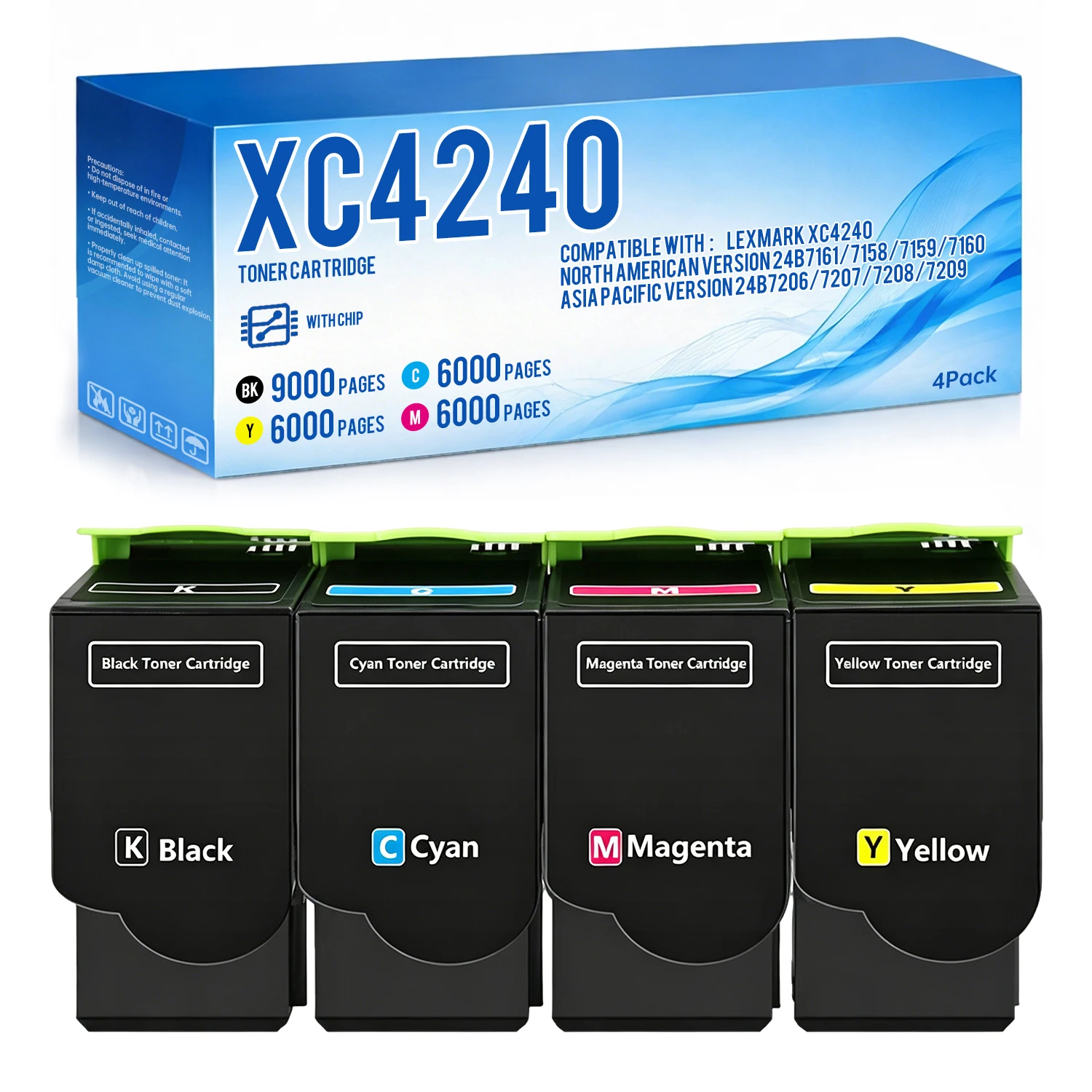 Cartucho de Tóner Compatible Lexmark 24B7161 para XC4240 – Impresora Láser a Color