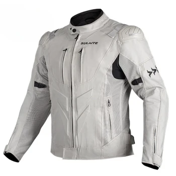 Motorcycle jacket summer road racing clothing riding jacket CE built protective gear breathable motorcycle equipment