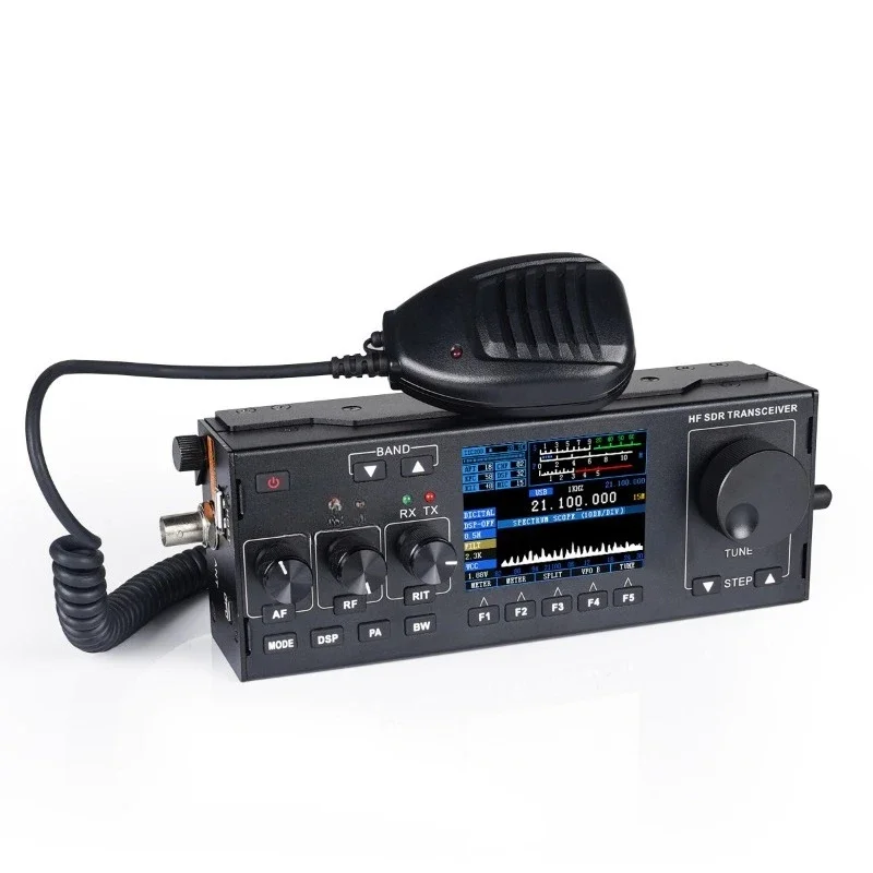 Shortwave radio, high-power SDR portable DSP small civilian waterfall display