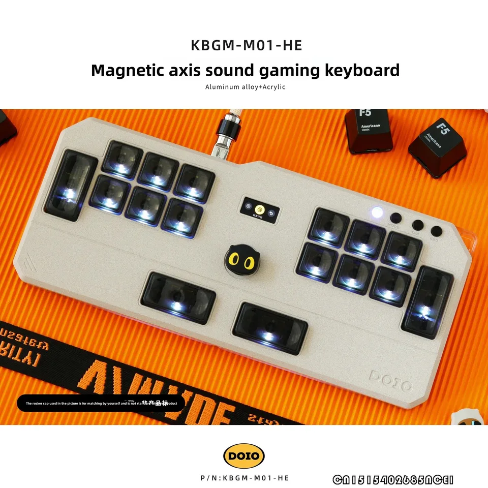 DOIO HITBOX KBGM M01 ミニキーボード DOIO HITBOX KBGM M01 Mini Keyboard HE Aluminum Alloy Acrylic Low