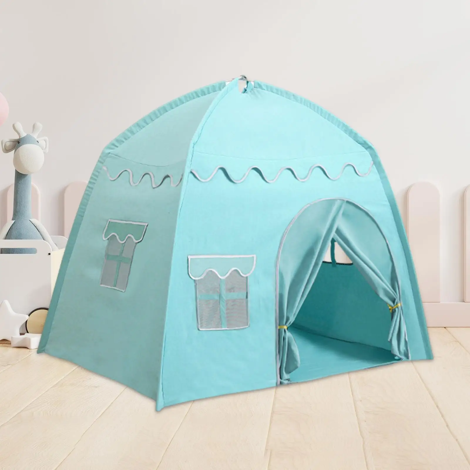

Kids Play Tents Indoor Outdoor Portable Fairy Playhouse Castle Tent Children Play House for Children Toddler Kids Birthday Gift