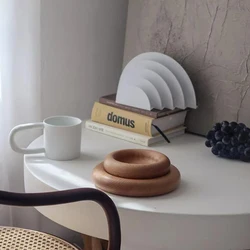 Concrete Round Coaster Tray Molds Storage Coaster Molds Silicone molds for cement trays