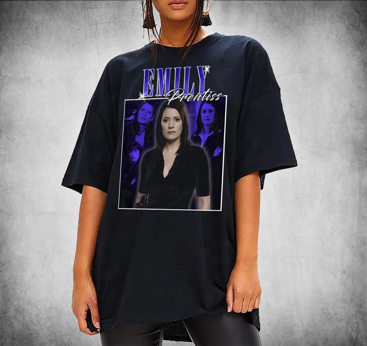 Emily Prentiss T Shirt design stily retro cool fan art 90s poster Vintage Bootleg Classic