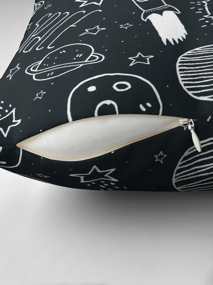 Space Doodles Throw Pillow Cusions Cover Luxury Sofa Cushions pillow