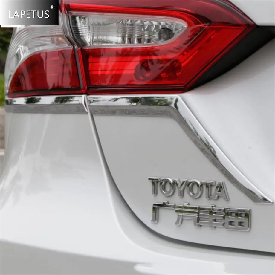 

Auto Rear Taillight Stickers Bright Bar Headlight Edge Lower Decor Cover Trim For Toyota Camry 2018 - 2021 Exterior Accessories