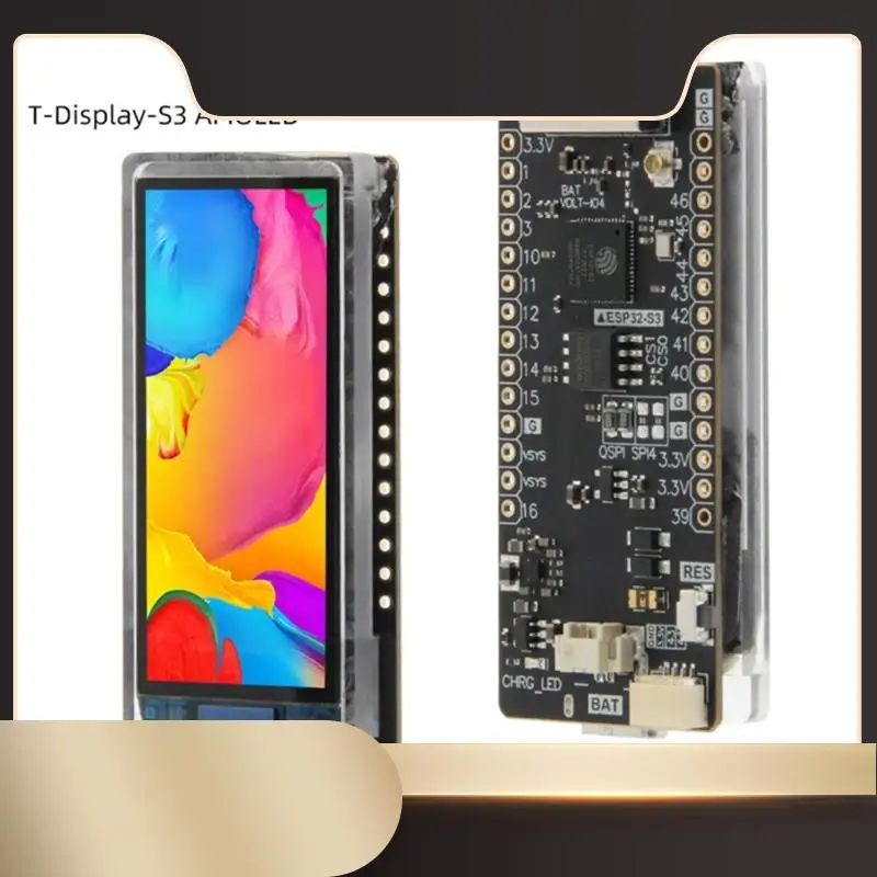 

LILYGO Development Boards T-Display-S3 AMOLED For Smart Home Automation System ESP32-S3+1.91 Inch AMOLED Display Modules-N36R