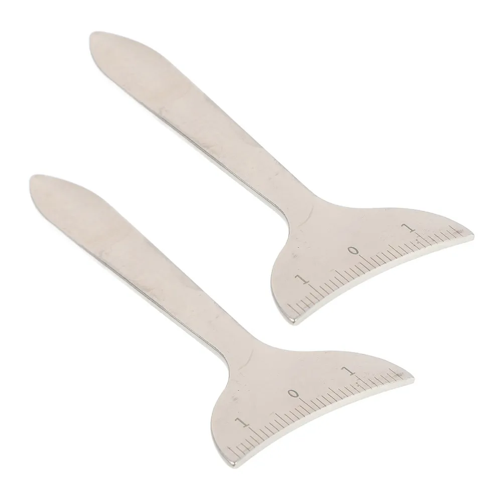 

Набор из 2-х прецизионных измерительных линеек для глаз: для измерения расстояния между зрачками, размера глазных яблок и мешков под глазами