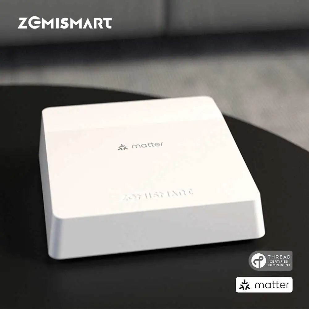 

Zemismart Matter Thread Hub Smart Home Bridge Zigbee Gateway Support Tuya App Google Home Smartthings Smart Life App Control