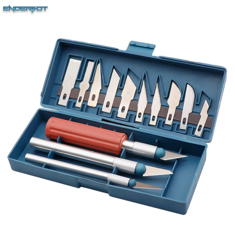 

13 Piece Set Pen knivesModel Trimming and Polishing Tool Aluminum Tool For 3D Printing Models 3D Printer parts Pen knives