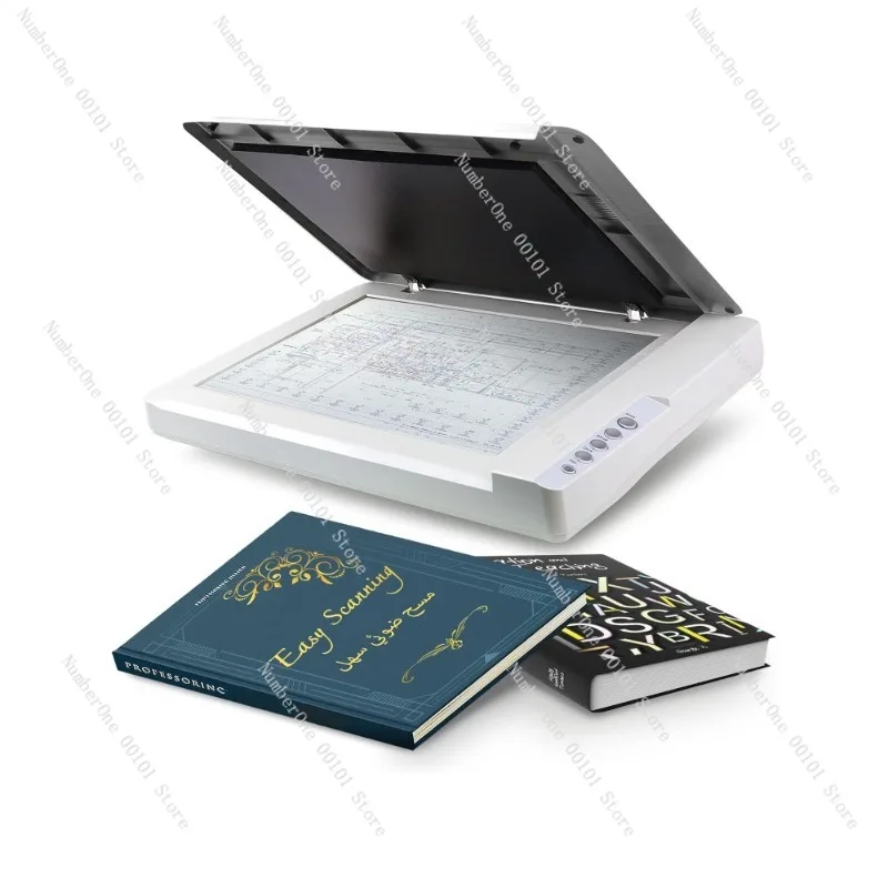 Large Format Flatbed Scanner OS 1180 - A3 / Tabloid/Legal Size scan, Up to 1200 DPI scan Resolution for Blueprints and Docu