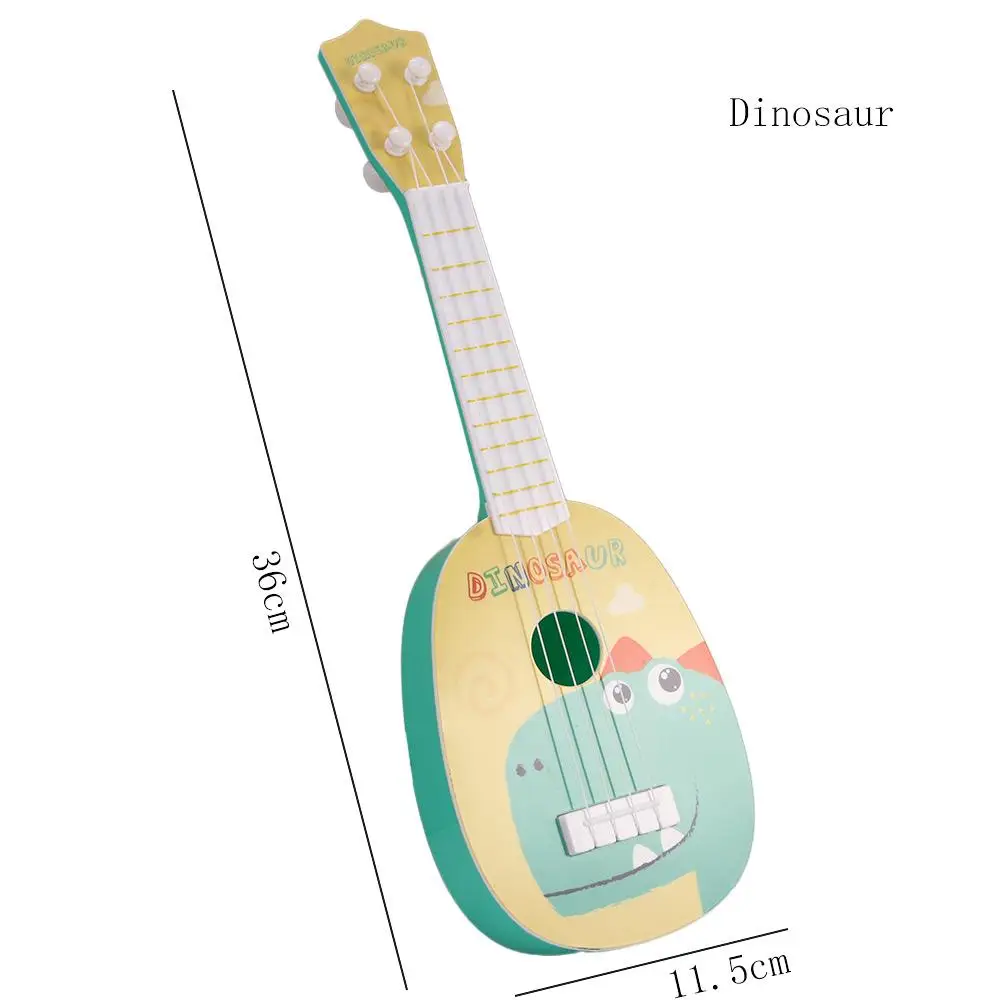 Instrument Onderwijs Cadeau Cartoon Dieren Patroon Mini Speelgoed Muziekinstrument Montessori Speelgoed Kinderen Gitaar Educatief Speelgoed