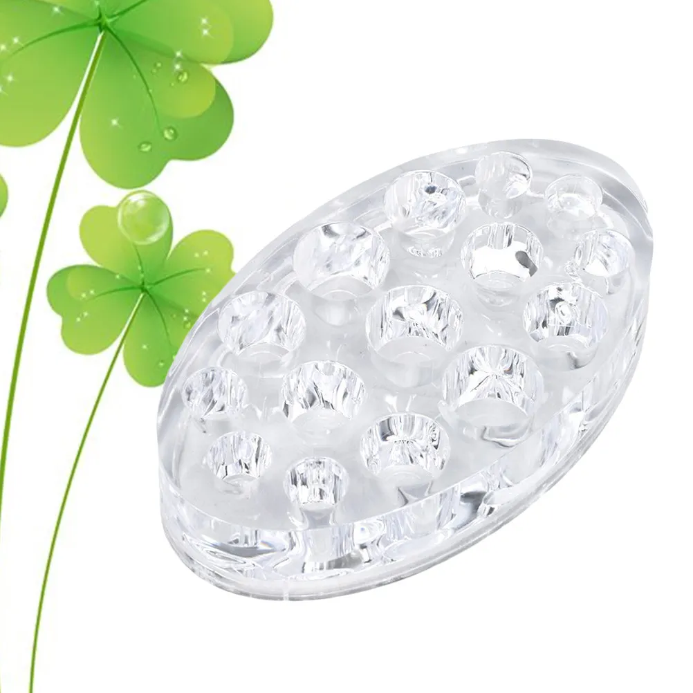 

Подставка для акриловых чернил с несколькими отсеками, компактный дизайн, для тату-мастеров и инструментов для DIY-проектов, разноцветная