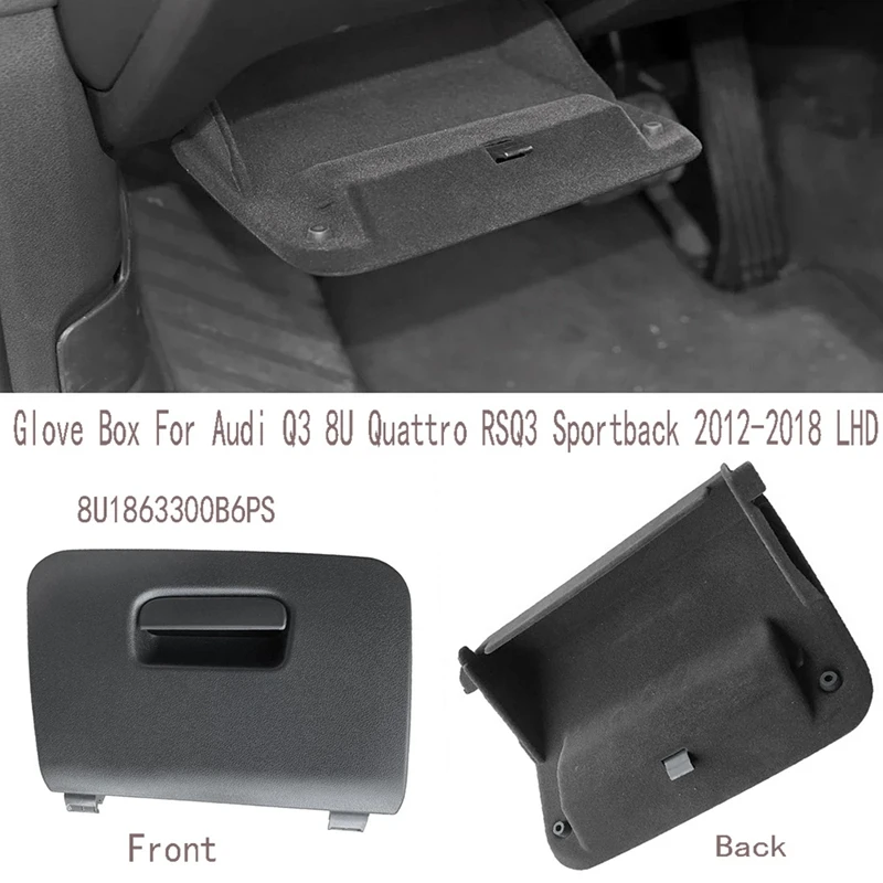 8U1863300B6PS New Car Instrument Panel Storage Tray Glove Box For  Q3 8U Quattro RSQ3 Sportback 2012-2018 LHD