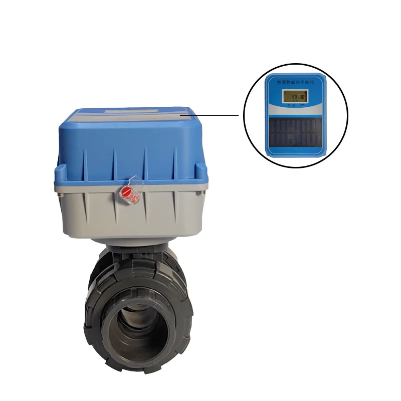 

DN40 Motorized IP67 Waterproof Pvc Valve for Irrigate Proportional Flow Control Valve 4G Remote Solar Water Ball Valve