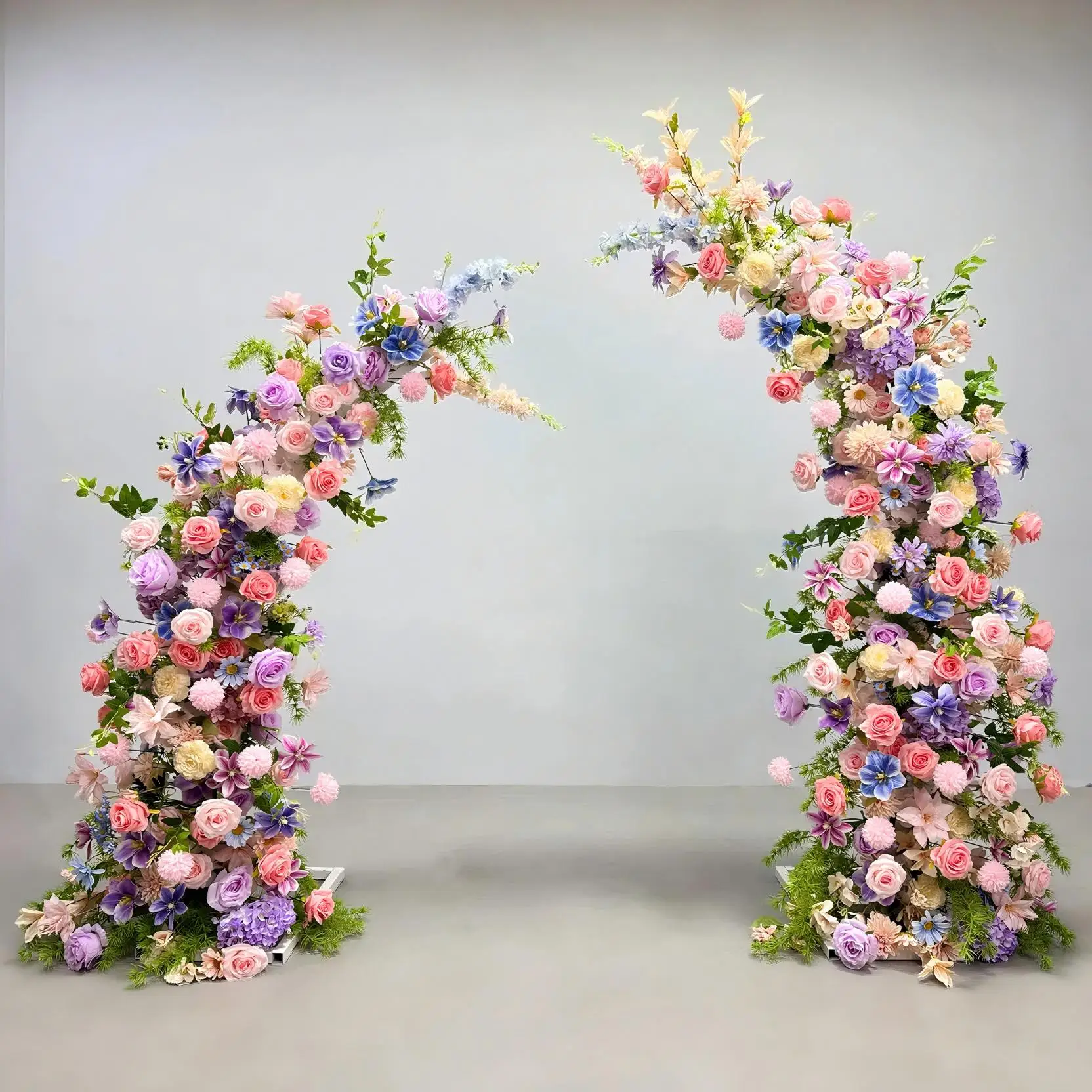 

ATV FS-New Style 3D Eco-Friendly Silk Flower Arch Wedding Custom Party Backdrop Decoration