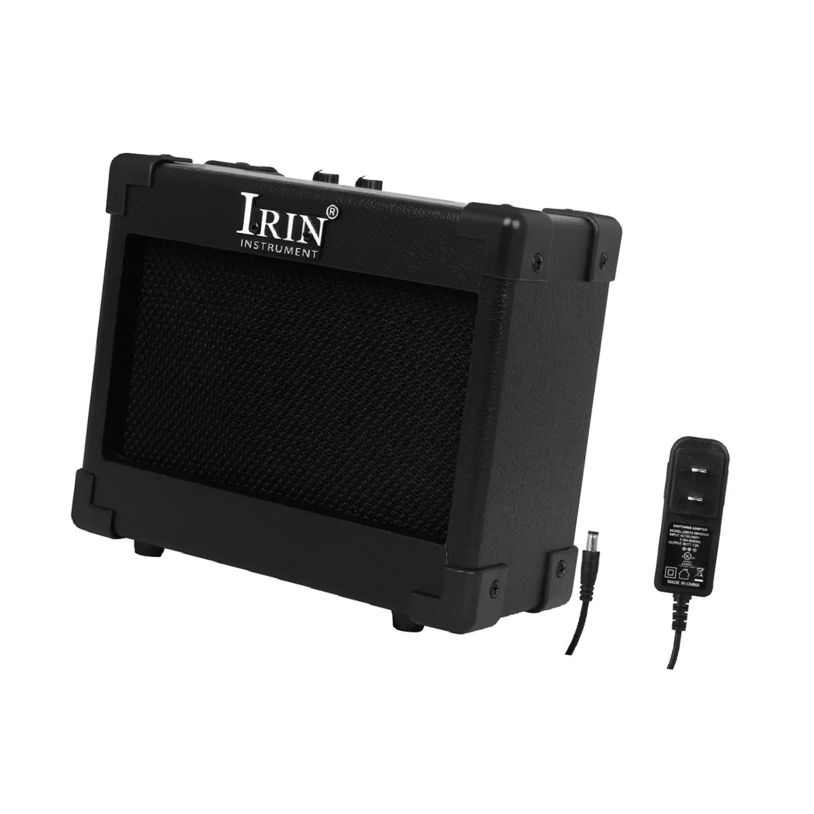 

Electric Guitar Amplifier Drive Button Knob Professional Input AUX Jack Portable Small Bass Amp Practice Amp for Live Streaming