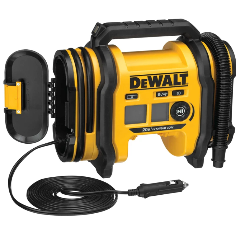 DEWALT DCC020IB Wiederaufladbare tragbare elektrische Kompaktluftpumpe für Autoreifen 160 PSI, keine Batterie