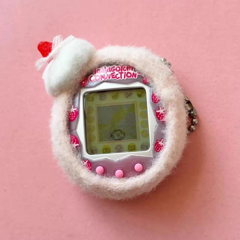 حافظة واقية من Tamagotchi مصنوعة يدويًا بخيط قطني لطيف تنطبق على Uni Smart 4u Ps Meets Mix Id Idl Pix Plus Color Paradise