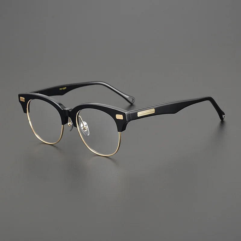 

Высокое качество ручной работы ацетатные оптические оправы для очков для мужчин и женщин новые модные очки для близорукости по рецепту очки для бровей John Q