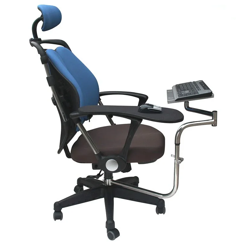 

Multifunctoinal Full Motion Chair Clamping Keyboard Support Laptop Holder Mouse Pad for Compfortable Office and Play Game OK-010