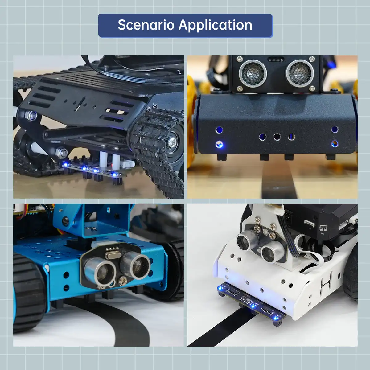4-ch Line Follower Hiwonder Robot Sensor for IR Line Tracking