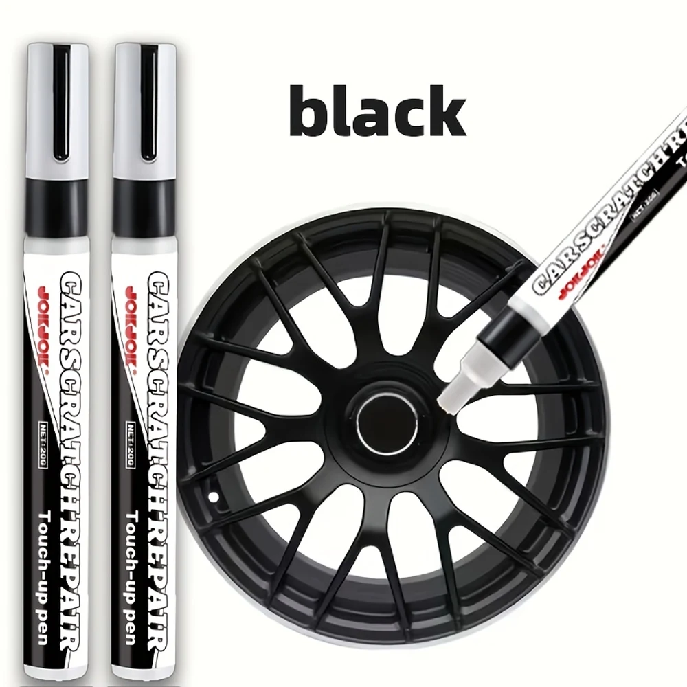 Universele nieuwe auto-aanraakpen 20g – Exact-Match OEM-kleur Kras- en lichtmetalen wielchipreparatie, meerkleurige carrosseriecoating met fijne punt