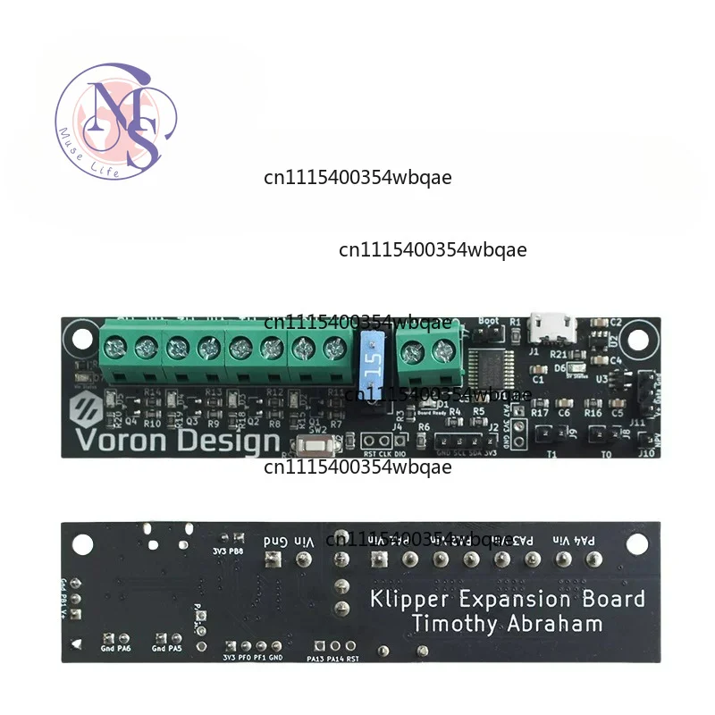 Expansion Tool Board for 3D Printer, Supports Fan & Temperature Sensor Connection, DIY Accessory