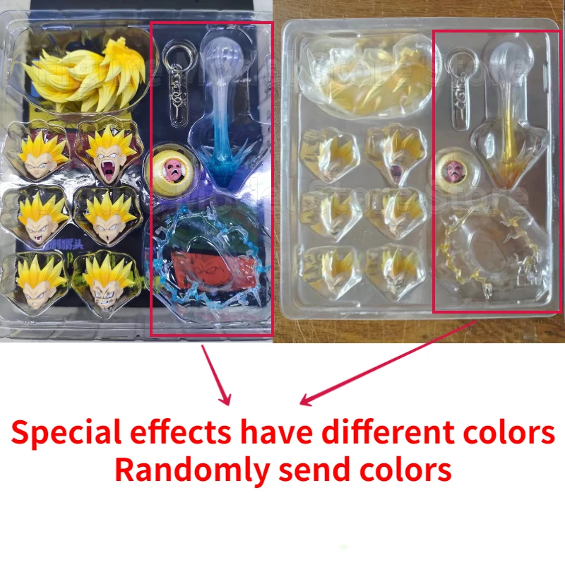 In Stock Dianond K Toys Dragon Ball SHF Super Saiyan 3 SSJ3 Gotenks Head Accessories Kit Anime Action Figures Models