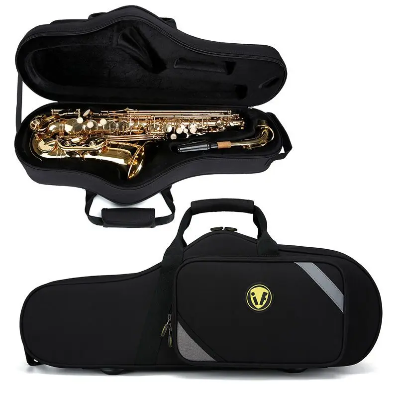 Estojo para Saxofone Alto em Mi Bemol com Alça Dupla, Mochila Impermeável e à Prova de Choque, Bolsa de Transporte Portátil para Instrumentos de Sopro