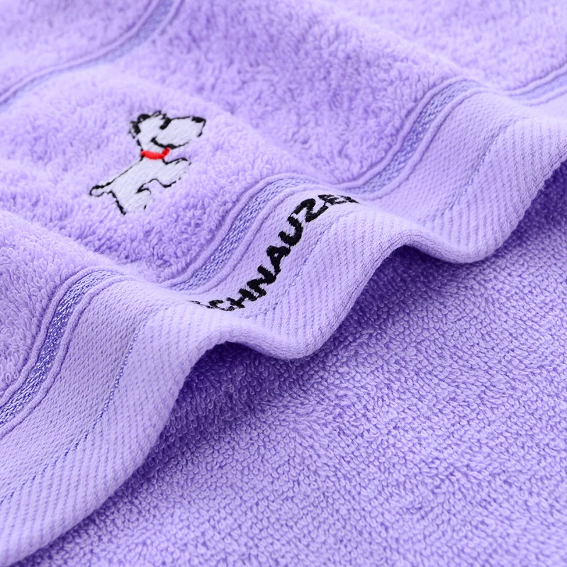 2PCS 50x25cm Cartoon Cute Baby Towel Washed Face Towels All Cotton Water Absorption Towels Soft Children Bathing Hand Towel