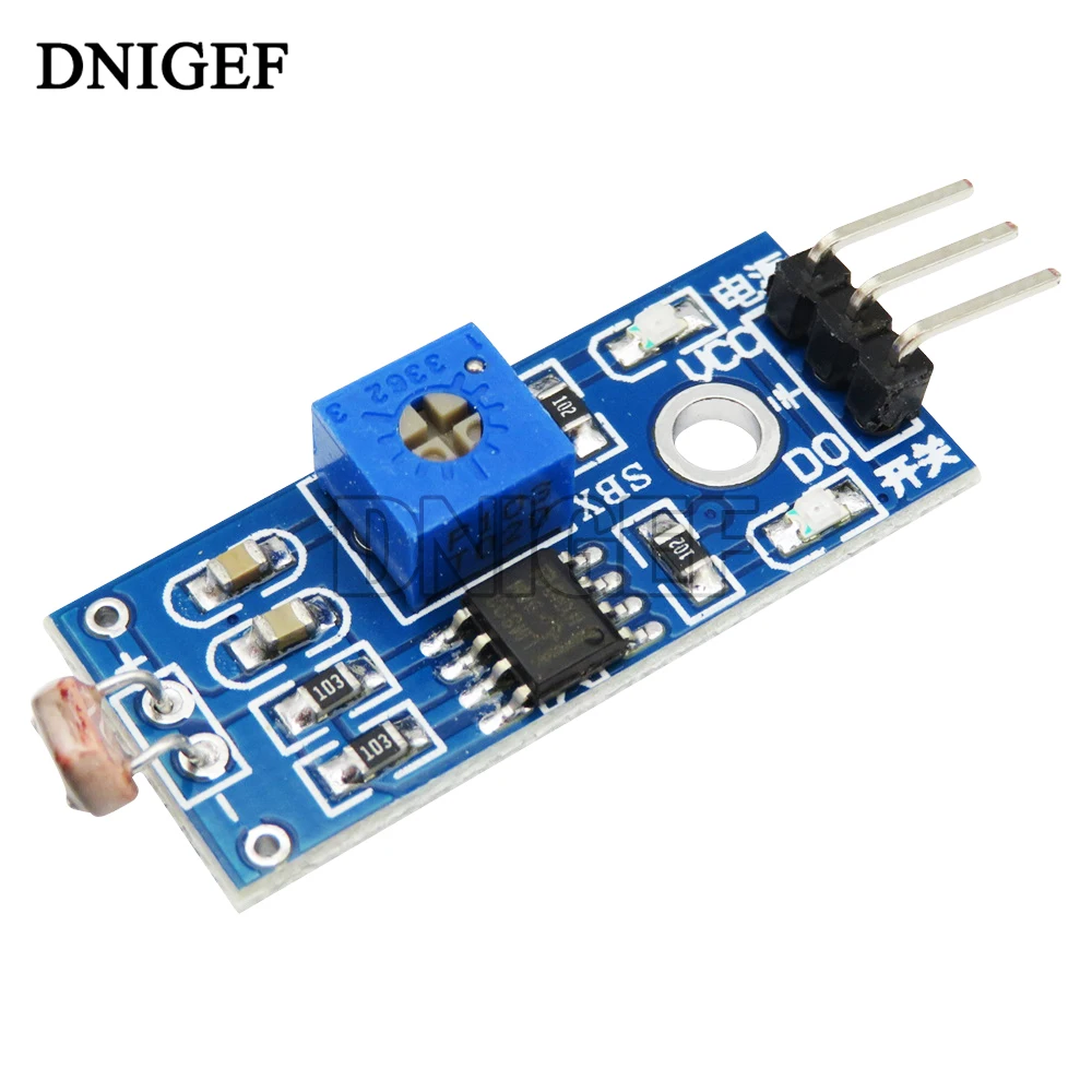 Photosensitive Sensor Photosensitive Brightness Resistance Sensor Module Light Intensity Detect Resistor For Arduino Diy Kit