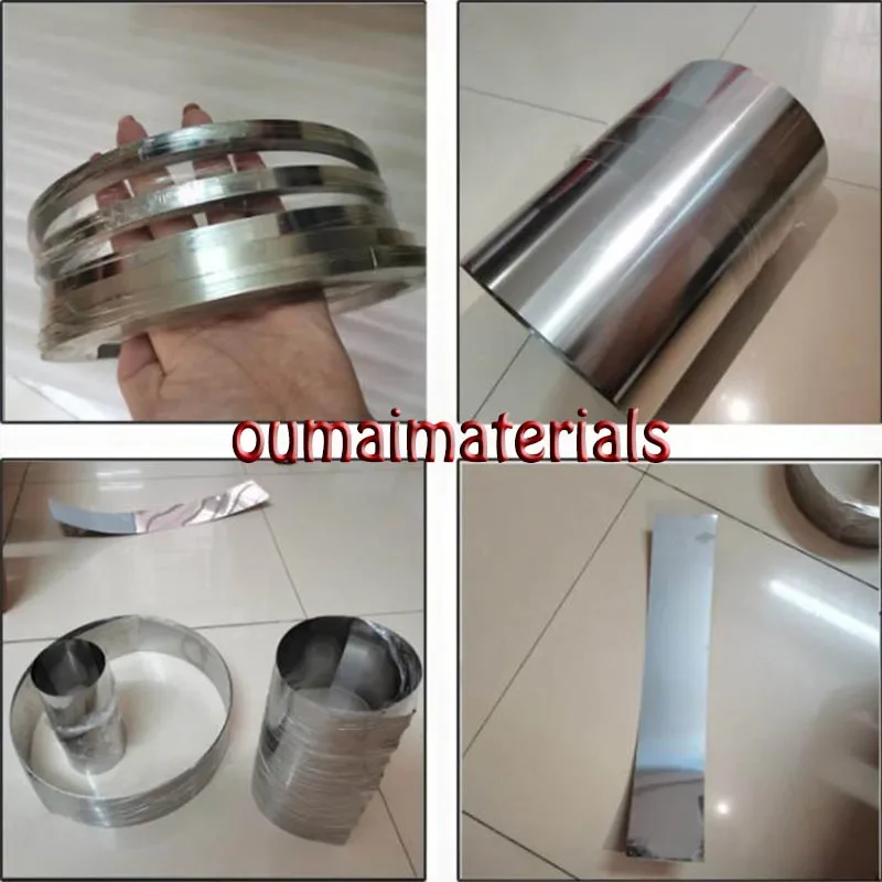 1Pcs 304 Stainless Steel Sheet Plate Strip Foil The Thin Tape Width 10mm/15mmX1000mm Thickness 0.1mm-2mm Cable Tie for Packaging