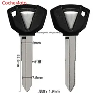 Blank Blade Motorcycle Uncut Key Fit For Kawasaki Vulcan Versys Ninja 400 650 H2 H2R Z900 Z400 Z650 Z1000 ZX6R ZX-10R