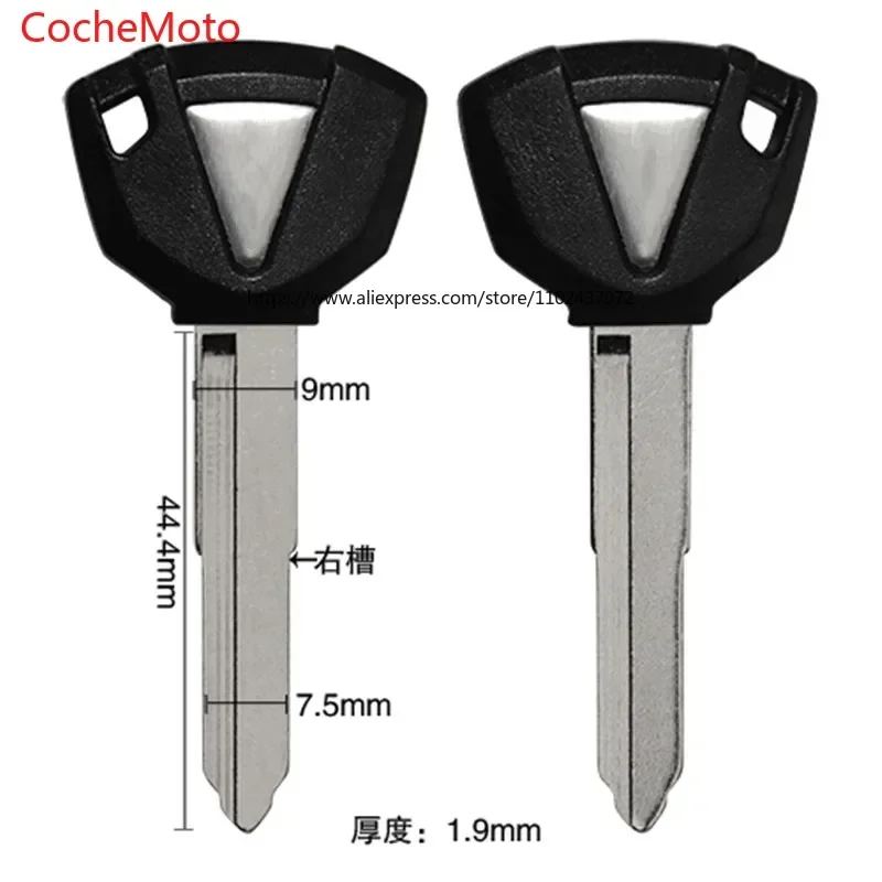 Blank Blade Motorcycle Uncut Key Fit For Kawasaki Vulcan Versys Ninja 400 650 H2 H2R Z900 Z400 Z650 Z1000 ZX6R ZX-10R