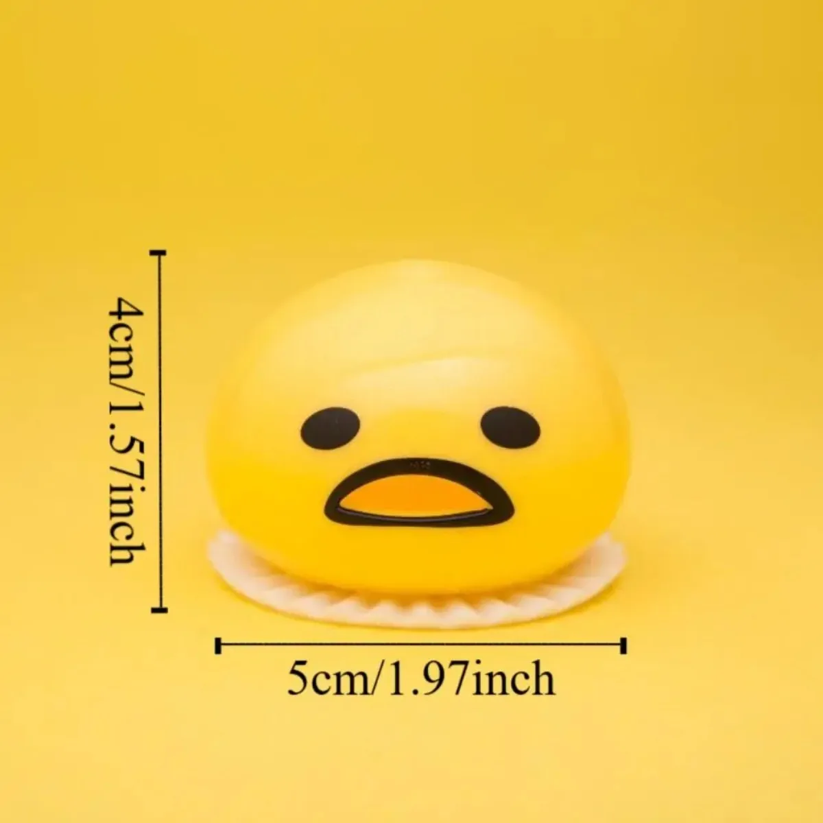 Bola antiestrés de yema de huevo con Goop amarillo para aliviar el estrés, juguete divertido pegajoso para apretar, huevo desgarrador antiestrés complicado, regalos para niños